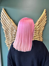 Pink hårfarve — Sanner Hair
